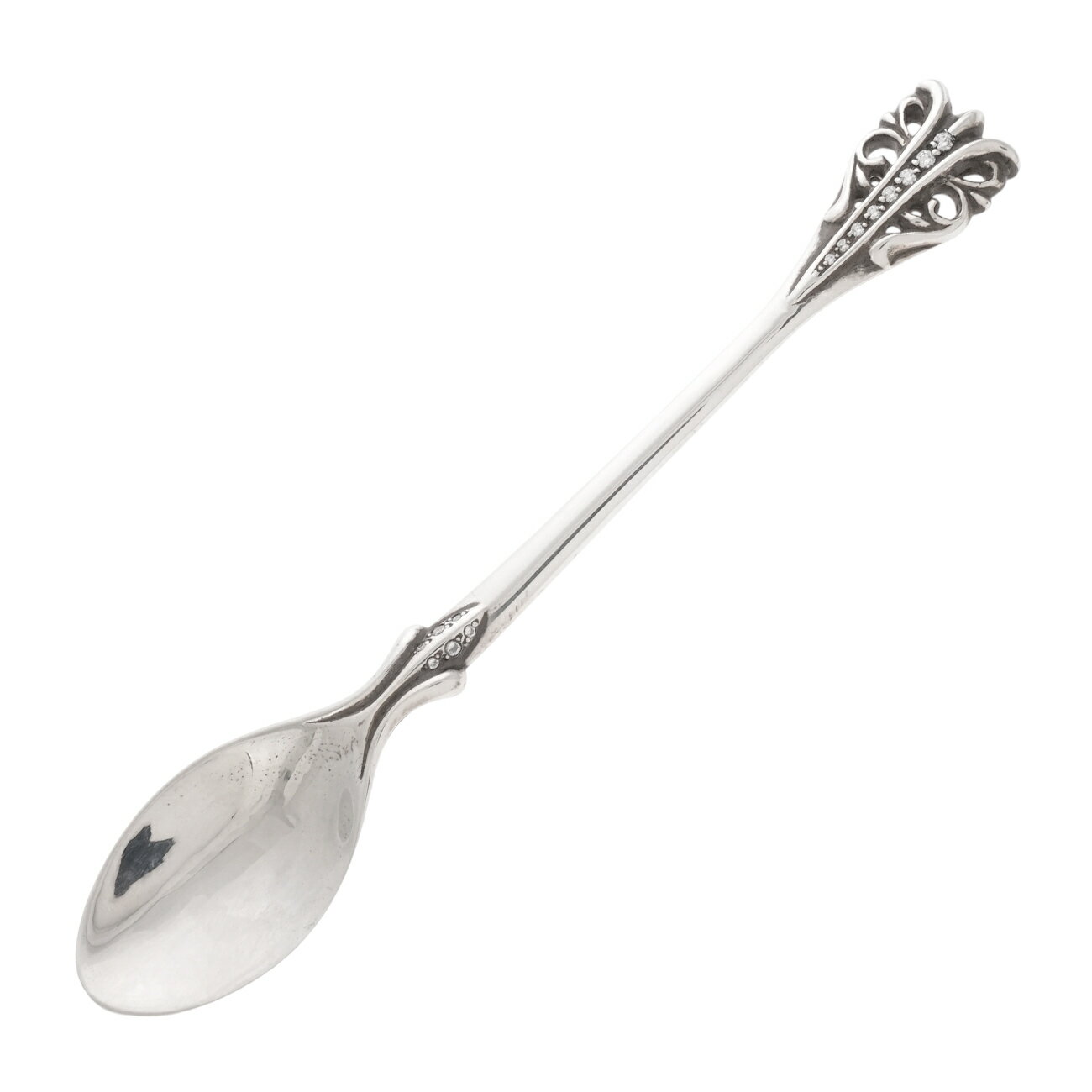 クロムハーツ CHROME HEARTS ベイビースプーン PAVE DIA BABY SPOON 【カトラリー/スプーン パヴェダイヤモンド】 アクセサリー ...