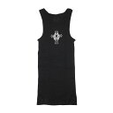 クロムハーツ CHROME HEARTS フェアリークロスフロントプリント 【タンクトップ】【ブラック】 SIZE:S アクセサリー シルバー925 メンズ レ...