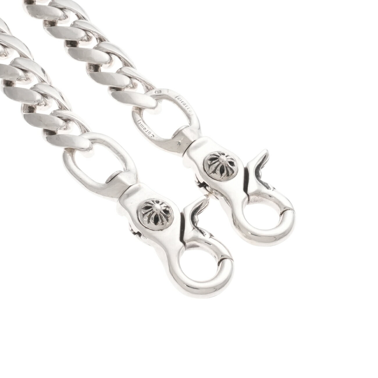 ������ϡ��� CHROME HEARTS 2����å� ���饷�å��������� ���硼�� 2CLIP CLASSIC CHAIN SHORT �ڥ���С�������åȥ�������� ���������꡼ ����С�925 ��� ��ǥ����� �͵� ������