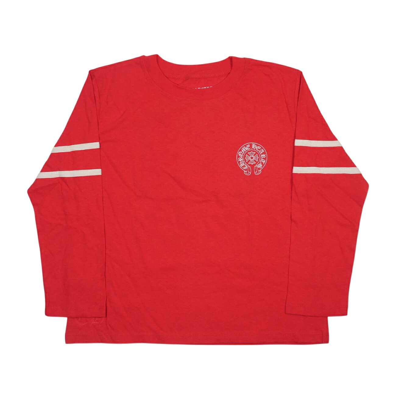 クロムハーツ CHROME HEARTS 新品ナンバリングバックプリント ROLLER SKATE 【カットソー】【レッド】 SIZE:M リング 指輪 シルバ...