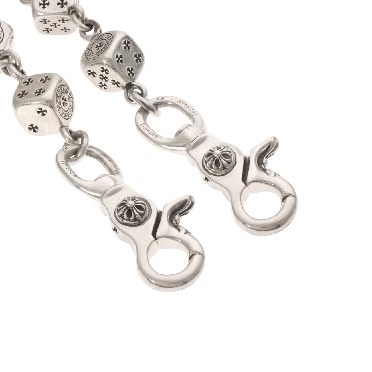 ������ϡ��� CHROME HEARTS 2����å� ������ 2CLIP DICE 16LINK �ڥ���С�������åȥ�������� ���������꡼ ����С�925 ��� ��ǥ����� �͵� ������