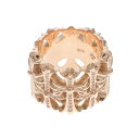 クロムハーツ(chrome hearts) 22K セメタリー PAVE DIA CEMETERY 15号 【ゴールドリング パヴェ ダイヤモンド】