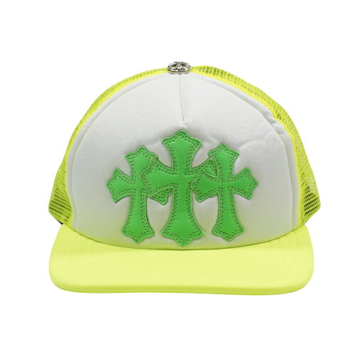 クロムハーツ(chrome hearts) TRUCKER CAP トラッカーキャップ CHクロスパッチレザーメッシュキャップ帽子 クロムハーツ(chrome hearts) TRUCKER CAP トラッカーキャップ CHクロスパッチレザーメッシュキャップ帽子