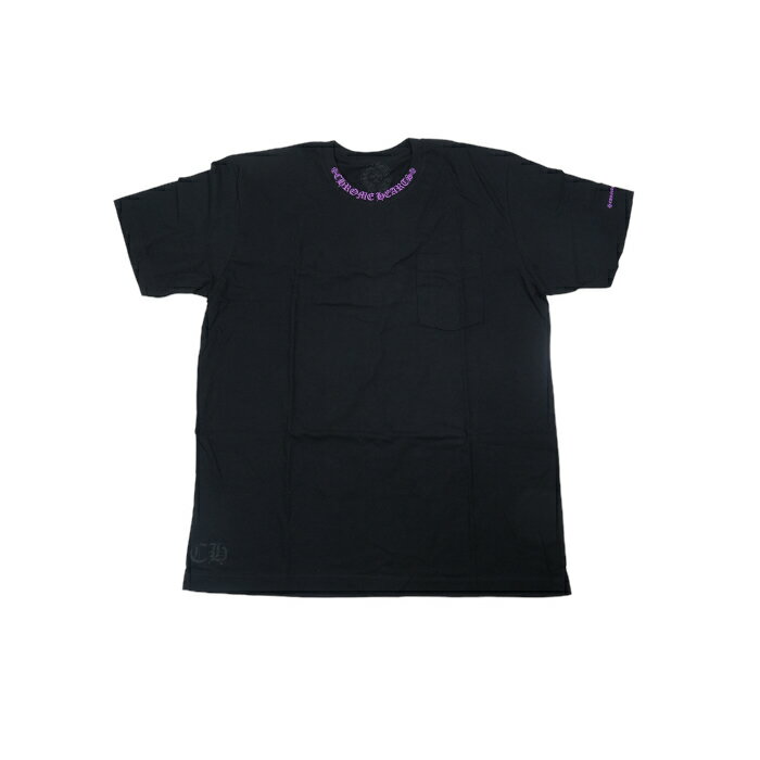 クロムハーツ(chrome hearts) T-SHRT 1 ネックロゴプリントTシャツ XL