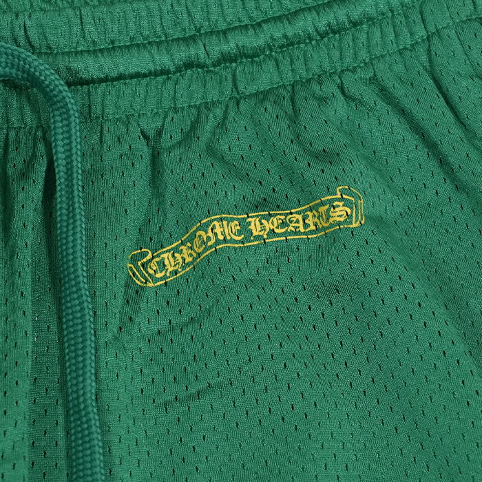 クロムハーツ(chrome hearts) MESH VARSITY PANTS CH メッシュプリントロングパンツ L