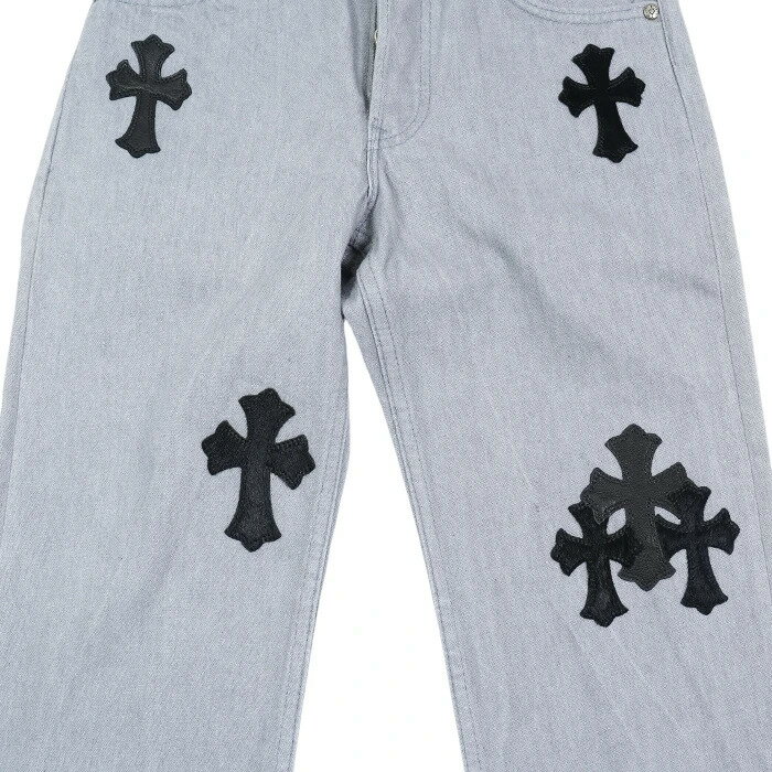 ������ϡ��� CHROME HEARTS U VNTG JEAN BLK RED TAB �ѥ���ꥯ�����ѥå��դ��ǥ˥�ѥ�� 25 ���������꡼ ����С�925 ��� ��ǥ����� �͵� ������