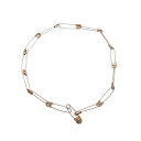 クロムハーツ(chrome hearts) 22K セーフティピンネックレス 16インチ SF16 SAFETY PIN NECK CHAIN 【ゴールドネック...
