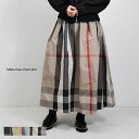 タイムセール!タフタ チェックスカート チェック ギャザー ロング フレア スカート【レディース ファッション 大人 M/L オリジナル 】【メール便発送】corocolor