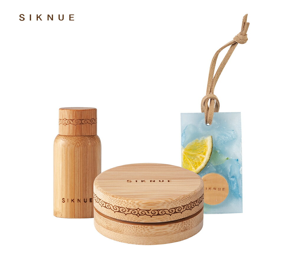 『公式ショップ』北海道　SIKNUE シクヌ 　アロマ　「ハンドクリーム・ミニボディオイル・ミニポプリバー」リラックストリオ　ギフトセット（果）母の日　お誕生日　お祝い　記念日　プチギフト　北海道お土産のサムネイル