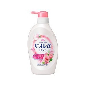 【3個セット】花王　ビオレu　エンジェルローズの香り　ポンプ　480ml×3個