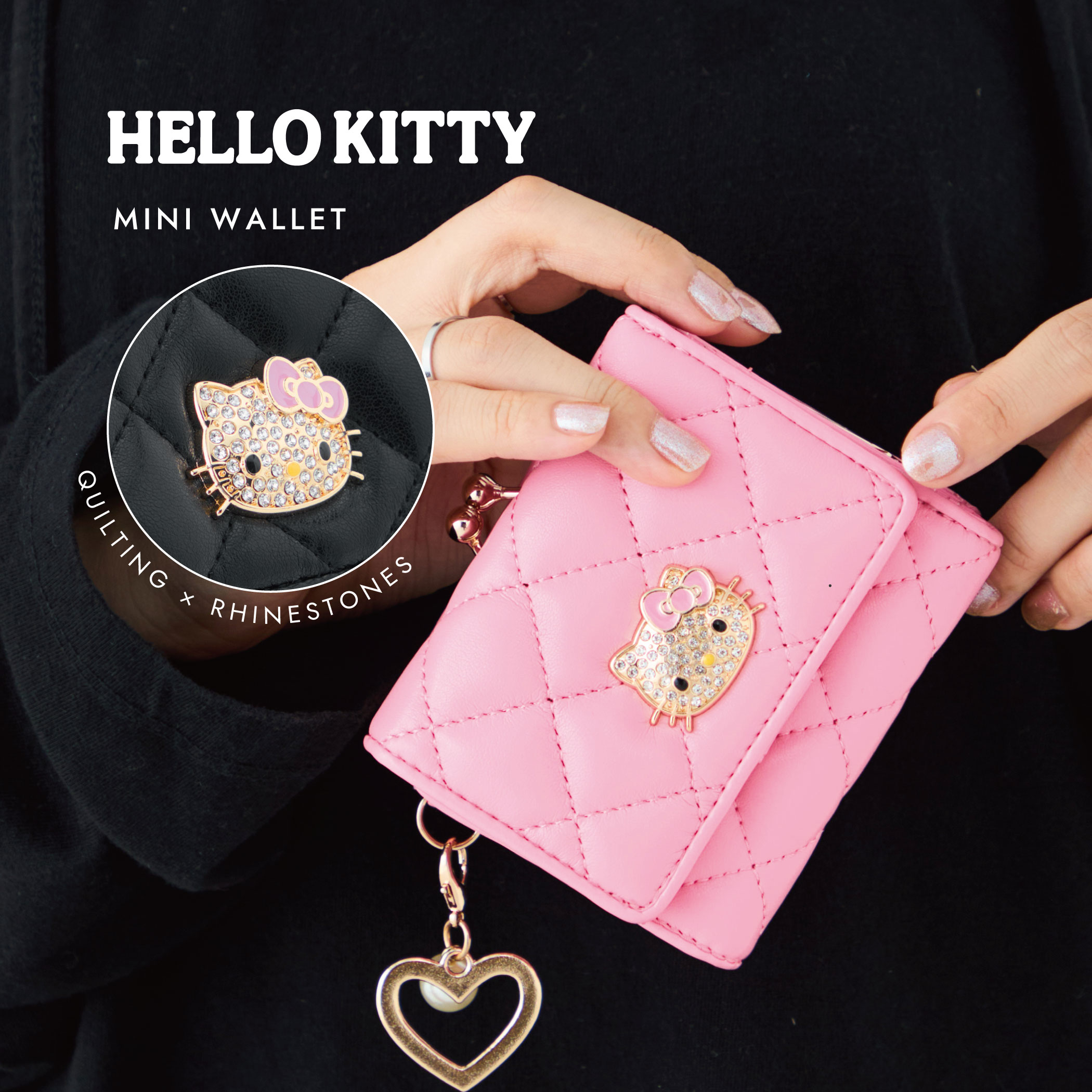 Hello Kitty キルティング財布 楽天市場】キティ 財布 キルティングの通販