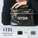 GYDA ジェイダ バニティポーチ GY-P293 ラインストーンロゴ レディース ブランド ギフト プレゼント 贈り物