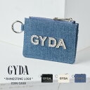 GYDA ジェイダ コインケース カードケース GY-W292 ラインストーンロゴ レディース ブランド ギフト プレゼント 贈り物