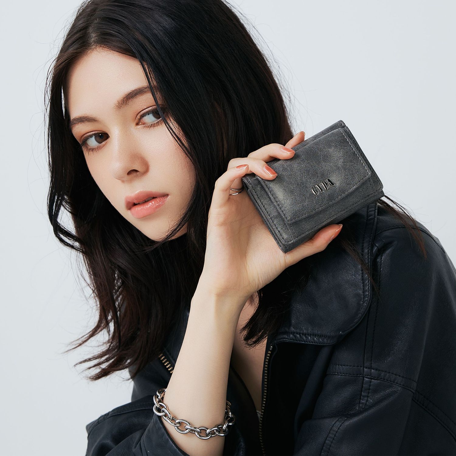楽天サンアート公式楽天市場店GYDA BASIC ミニ財布 レディース ボックス型小銭入れ 三つ折り財布 軽量 合皮 GY-W286 シンプル カジュアル ユニセックス 札入れ 小さめ コンパクト おしゃれ 女性 大人 可愛い 普段使い