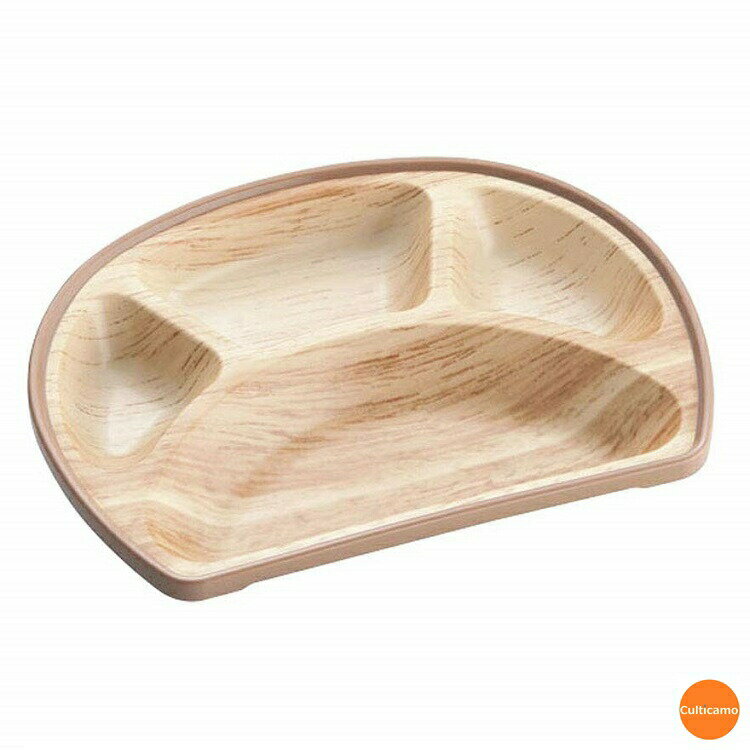 ランチプレート　FN-6　メープル　NLV-41[関連：アヅミ産業 業務用 プラスチック製 食器洗浄機対応 仕切皿 オードブル ビュッフェ ワンプレート]