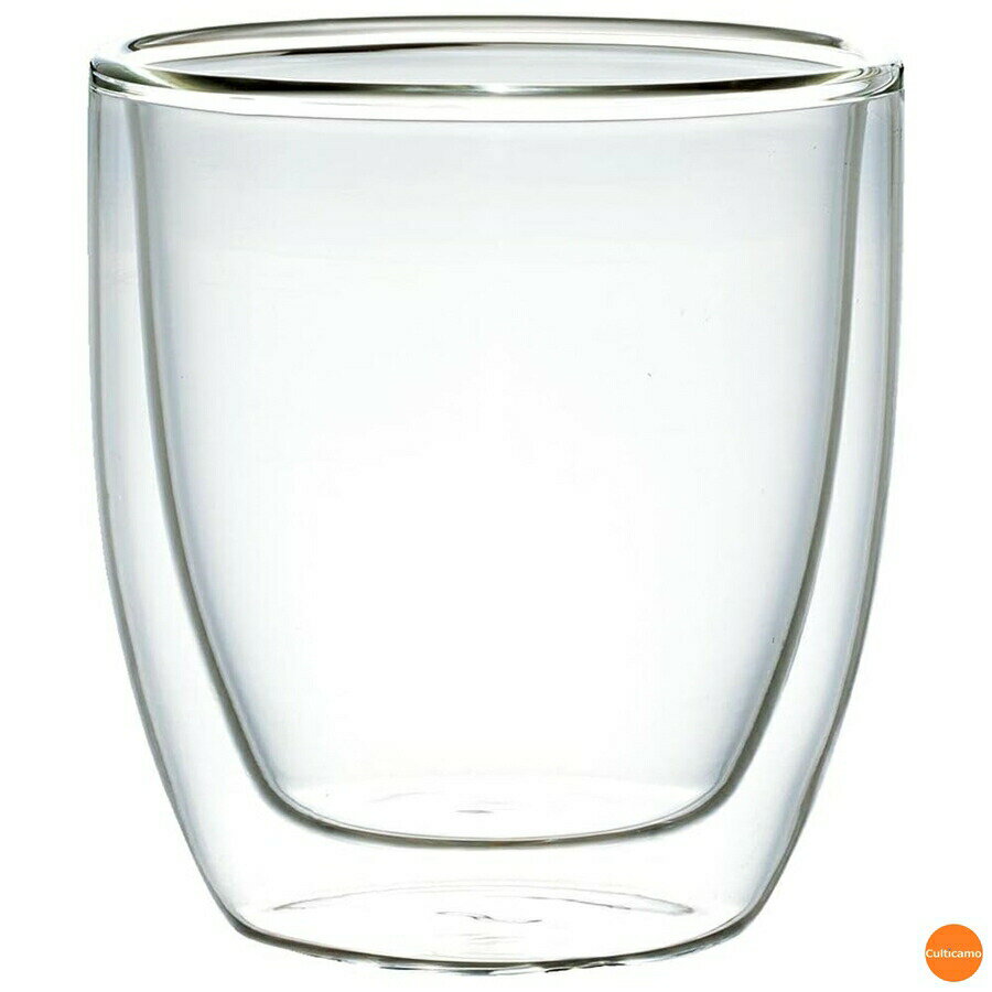 ダブルウォール　ラウンドカップ　250cc　DW0114　6ヶ入　NKT-43[関連：ミヤザキ食器 業務用 耐熱ガラス グラス タンブラー 食器 2重構造 保温 保冷 おしゃれ ボウル アミューズ デザート 前菜]