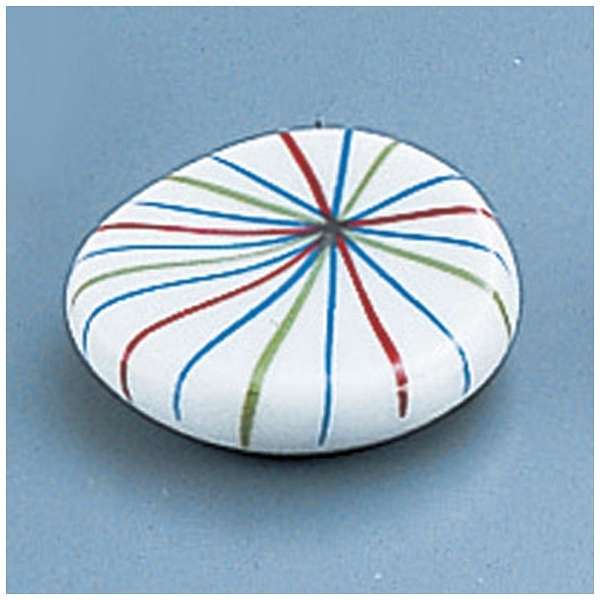 色十草　丸箸置　M-304　RMJ-C2[関連：業務用 フラットウェア 陶磁器 箸置 遠藤商事 和食 日本食]