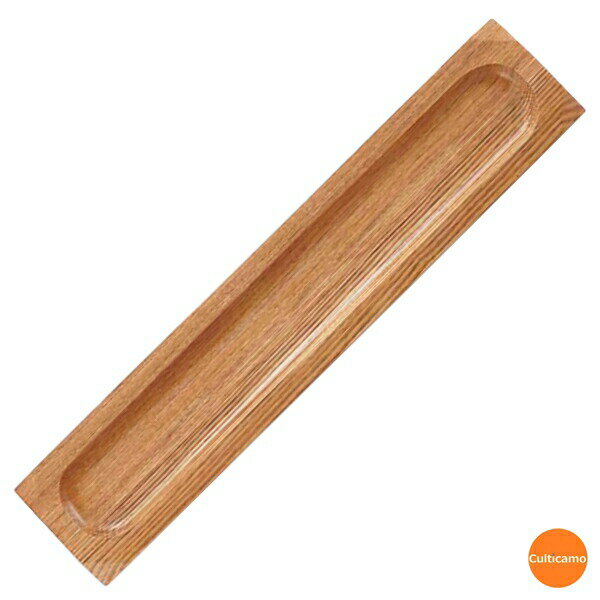 木製ソーセージトレイ TR-114 大 55cm GSC-02[関連：テスク 日本製 業務用 ピザ用品 木製 食器 皿 前菜 オードブル トレー ボード]