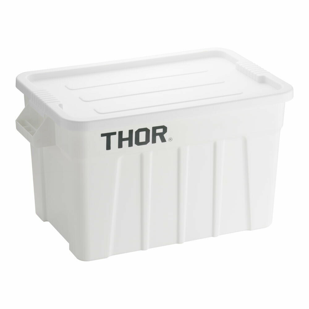 トラスト　ラージボックス　フタ付　3012　75L　ホワイト　KTL-62[関連：TRUST 業務用 ラージトート ス..