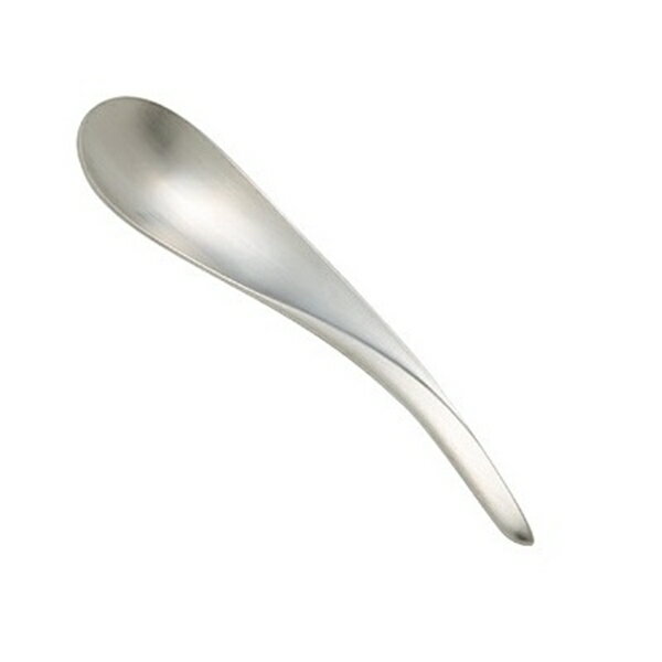 18-10 シャラクモノ Lシリーズ ティースプーン OSY-17[関連：サクライ 山田耕民 デザイン 日本製 カトラリー カフェ ホテル レストラン おしゃれ シルバー]