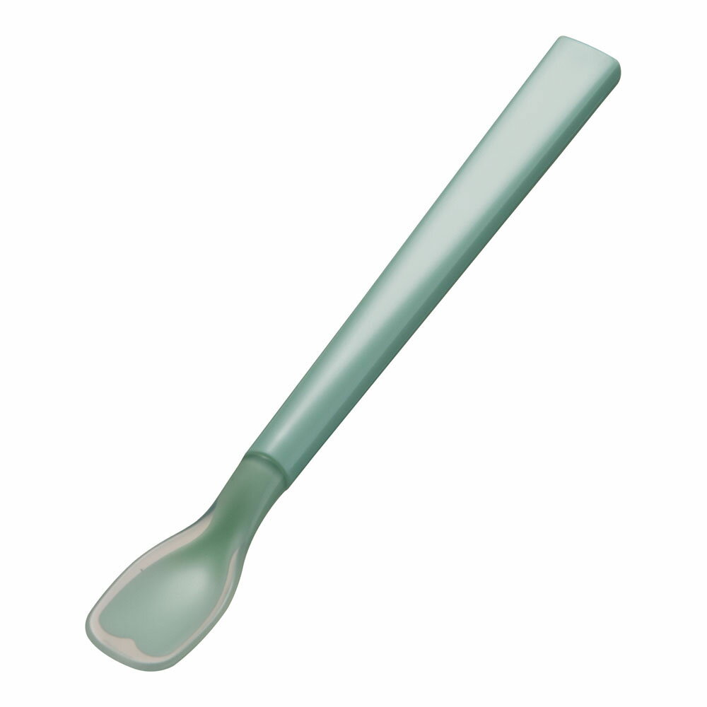 Spoon - 口あたりやさしいスプーン　小　ミニ　ブルー　OSP-15[関連：岡部洋食器製作所 日本製 お子様食器 介助用品 お菓子作り用品 福祉 ベビー カトラリー ランチ 離乳食]