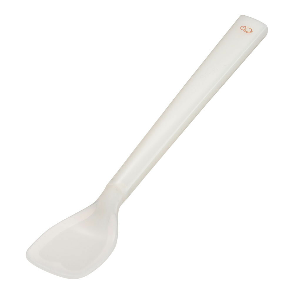 Spoon - ピティスプーン　へら型　小　PT-0103　ホワイト　RSP-18[関連：片力商事 日本製 お子様食器 介助用品 お菓子作り用品 福祉 ベビー カトラリー ランチ 離乳食]