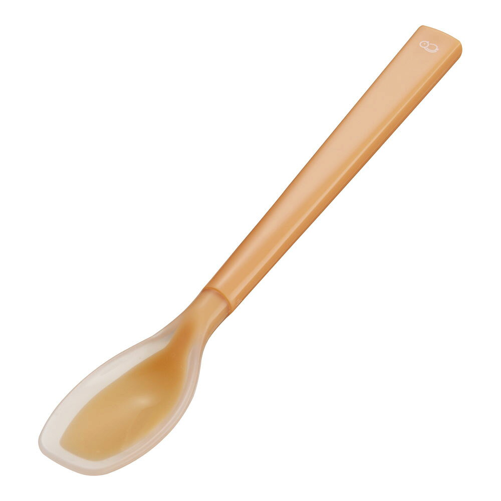 Spoon - ピティスプーン　深型　PT-0301　オレンジ　RSP-19[関連：片力商事 日本製 お子様食器 介助用品 お菓子作り用品 福祉 ベビー カトラリー ランチ 離乳食]
