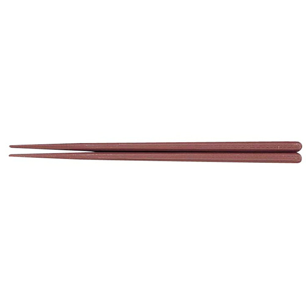 【PBT　六角　木目箸　茶　22cm　10膳入　90030140】 ●サイズ：全長220mm ●材質：PBT樹脂 ●耐熱温度：200℃ ●入数：10膳入 ●食器洗浄機・消毒保管庫・電子レンジ対応 ■耐熱温度200℃の業務用PBT樹脂箸。 ■食器洗浄機はもちろん消毒保管庫、電子レンジにも対応。