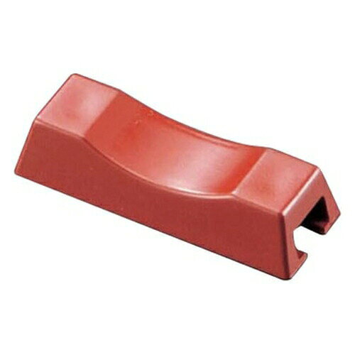 Chopsticks Rests - ABS箸置　四角用　10個入　朱赤　M10-982　PHS-E2[関連：マイン 業務用 カトラリー 箸置 帯止 箸止 箸置き 和食 ホテル レストラン]