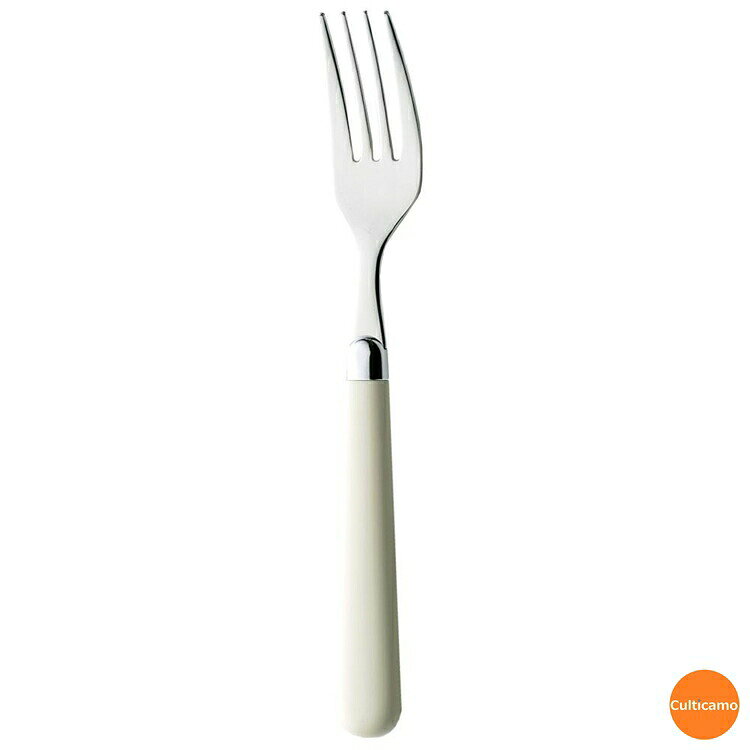 Cake Fork - トラッドカトラリー　デザートフォーク　アイボリー　402038　OTL-71[関連：高桑金属 業務用 フラットウェア カトラリー 日本製 ステンレス製　樹脂ハンドル デザイン]