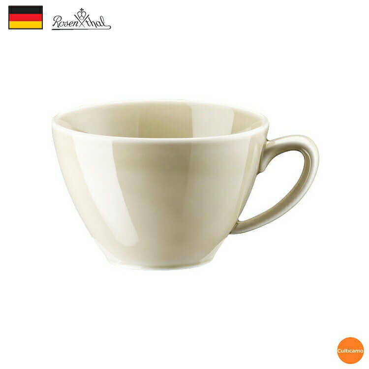 ローゼンタール　メッシュ　アースカラー　405153-14642　クリーム　コーヒーカップ　200cc　RLC-P9[関..