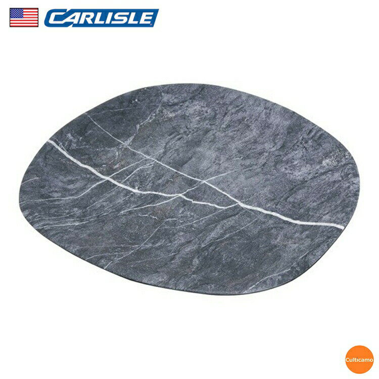 カーライル　リッジ・ディナーウェア　楕円プレート　53103　28cm　ソープストーン　RLT-81[関連：CARLISLE 業務用 アメリカ ブランド プラスチック 石目 メラミン食器 楕円 食器洗浄機対応]