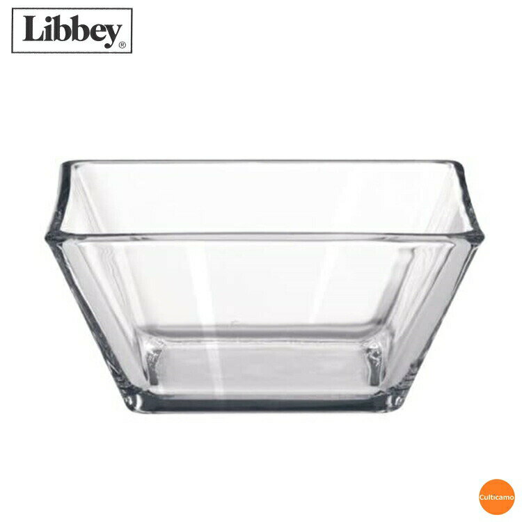 リビー　テンポ　スクエアボウル　No.1794710　5・1/2インチ　14cm　RLB-HY[関連：Libbey 業務用 アメリカ ブランド ガラス 食器 角皿 サラダ デザート スープ 小鉢]