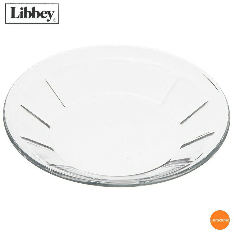 リビー ジブラルタル スープ ディープサラダプレート No.15412 20.3cm RLB-HX[関連：Libbey 業務用 アメリカ ブランド ガラス 食器 丸皿 デザート スープ サラダ]