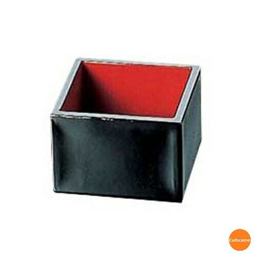 ABS製　マス　黒内朱　5勺　RFK-L5[関連：福井クラフト 業務用 食器 グラス 演出小物 プラスチック製 桝 ます 日本酒 ディスプレイ]