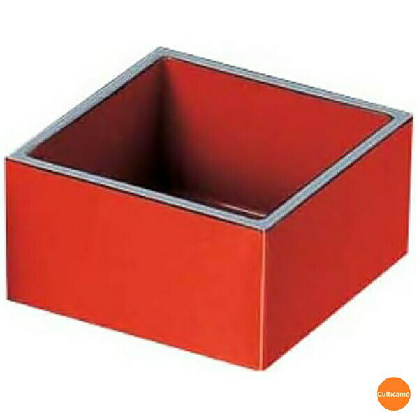 ABS製　マス　朱天黒　81011560　SD1合　RFK-L6[関連：福井クラフト 業務用 食器 グラス 演出小物 プラ..