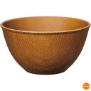 Wood スープボール 14.5cm ブラウン RBO-06[関連:タカノクリエイト 業務用 食器 ボウル サラダボール プラスチック製 木目調 食器洗浄機対応...