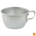 シルバー アルマイト 手付コップ 120 9cm RKT-M2[関連:オオイ金属 業務用 日本製 食器 学校 給食 介護 福祉 アウトドア バーベキュー 昭和レ...