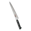正広 MV-H鋼 スライサー 両刃 27cm 14918 プラ柄 AMS-L1[関連:マサヒロ MASAHIRO 日本製 抗菌 洋包丁 庖丁 筋引 精肉 ナイフ...