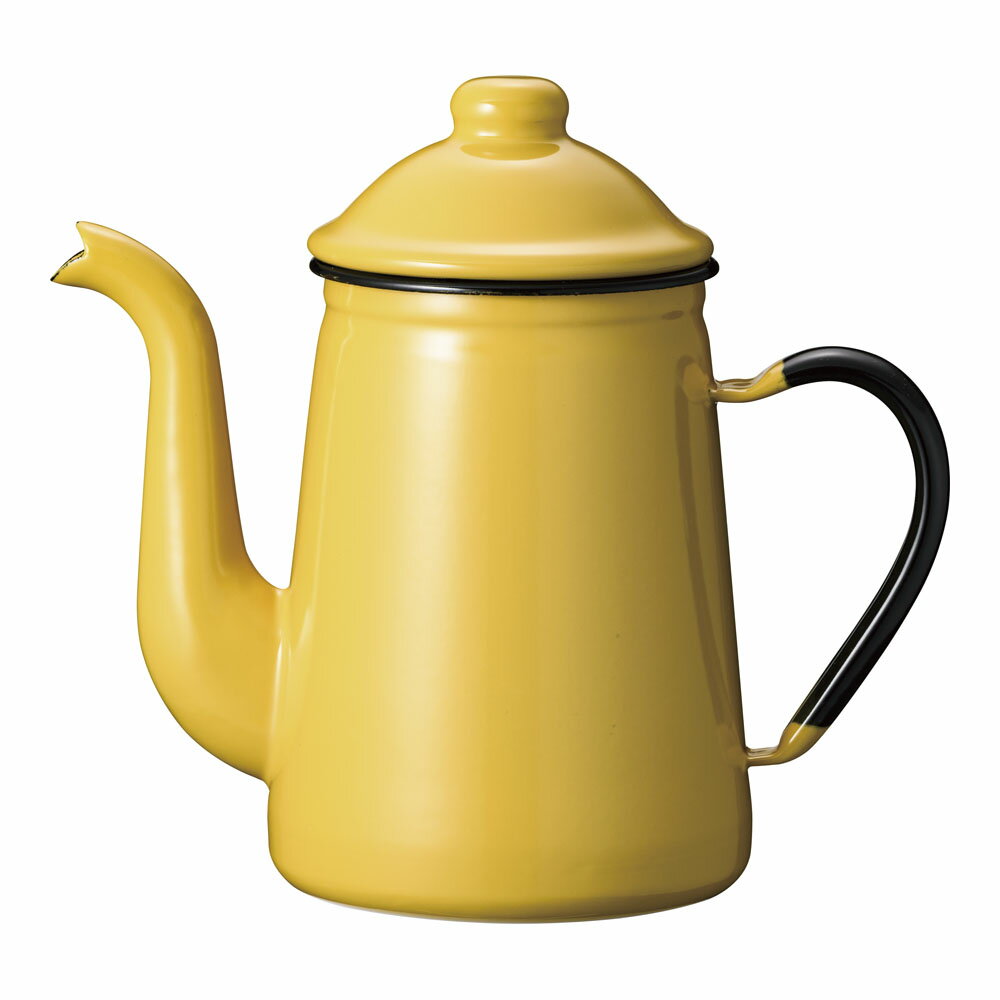 野田琺瑯　ホーローコーヒーポット　11cm　キャメル　FKC-10[関連：野田ホーロー 日本製 giraffe キリン 喫茶用品 コーヒー用品 珈琲 ケトル サービスポット]