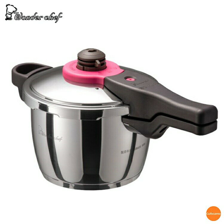 ワンダーシェフ　IH　魔法のクイック片手圧力鍋　3L　ZQSA30　AAT8501［関連：Wonder chef 家庭用 電磁..