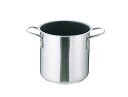 Murano ムラノ インダクション IH テフロンセレクト18-8 寸胴鍋 (蓋無) 28cm AZV-78[関連:業務用 テフロン加工 両手鍋 電磁調理器対...