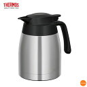 サーモス 洗浄機対応 真空断熱ステンレスポット 1.0L ステンレスブラック TTC-1000SBK EPT-33[関連:THERMOS サーモスホーム 卓上用...
