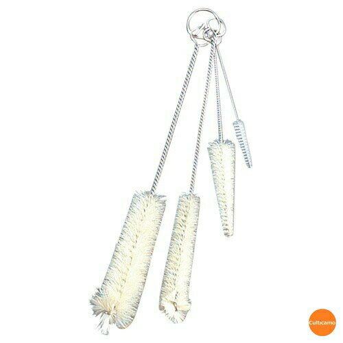 注ぎ口洗いブラシ　4点セット　JBL-N1[関連：業務用 清掃用品 急須 やかん 徳利 注ぎ口 ストロー チュ..