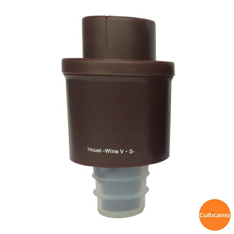 バキューム　ワインストッパー　中　ブラウン　PBK-19[関連：豊栄 ワイン用品 ワイン 真空 保存 ストッ..