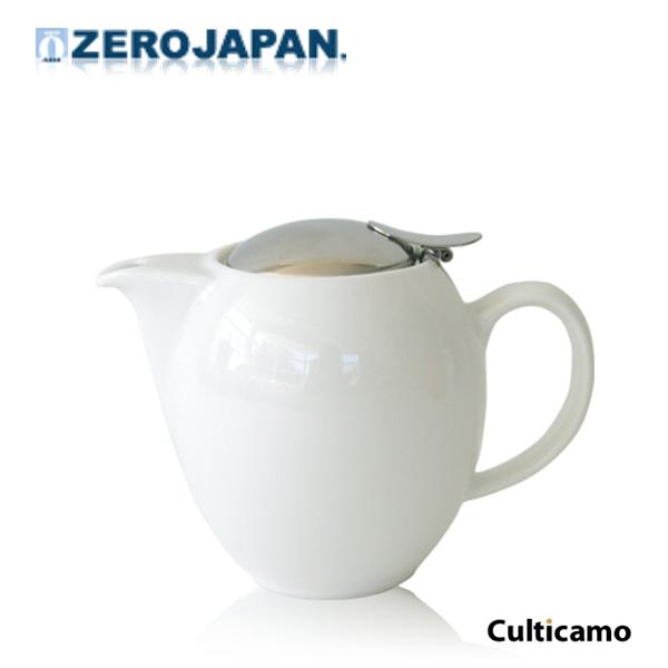 China - ゼロジャパン　ユニバーサルティーポット　2人用　BBN-01　PTI-88[関連：ZERO JAPAN 日本製 デザイン ティーポット 紅茶 陶器 白 ステンレス おしゃれ]