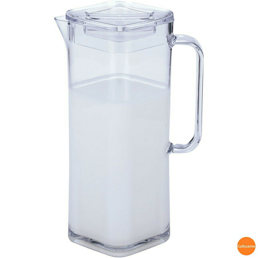 UK　メタクリル　ウォーターピッチャー　ひし形　1.6L　PUO-C5[関連：YUKIWA 三宝産業 業務用 テーブル..
