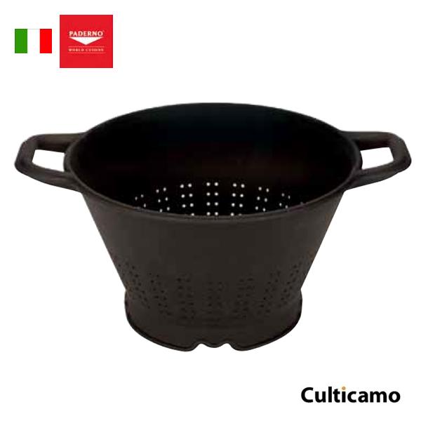 Silicone Cooking Utensils - パデルノ　PAプラス　コランダー　32cm　12950-32　BPA-29［関連：PADERNO イタリア ブランド ボウル ざる ザル 黒］