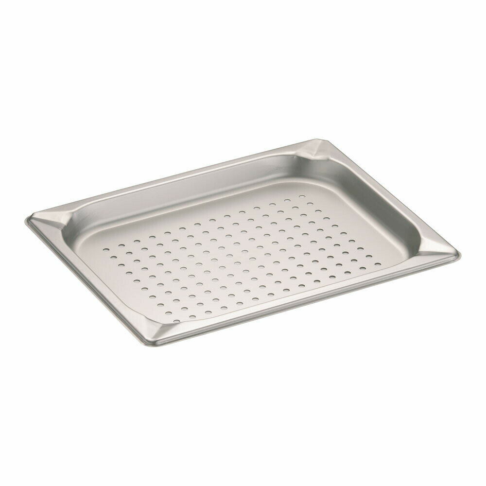 KINGO　ステンレス　穴明ホテルパン　1/2サイズ　25mm　12025PS　AHT-76［関連：業務用 キンゴー 料理道具 ガストロノームパン スチームコンベクション 穴あき バット］