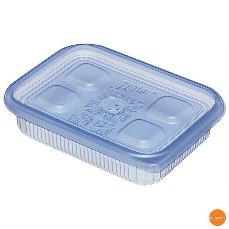 ジップロック　ごはん保存容器　薄型　一膳用　290ml　2個入　AKV-T8［関連：旭化成 保存容器 キッチングッズ 調理器具 便利 人気商品 電子レンジ調理］